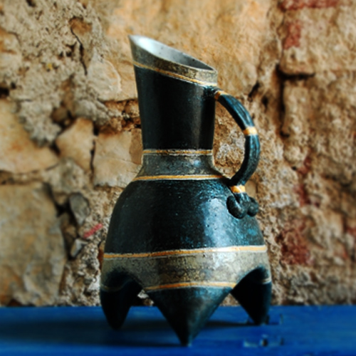 Stoneware handmade jug